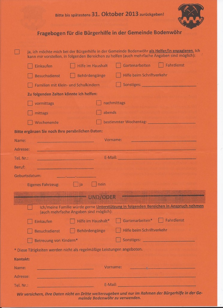 Nachbarschaftshilfe Teil 2